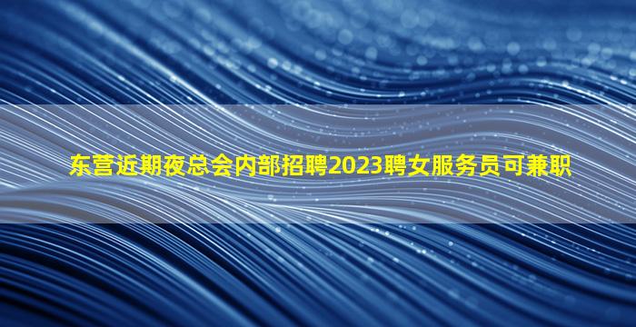 东营近期夜总会内部招聘2023聘女服务员可兼职